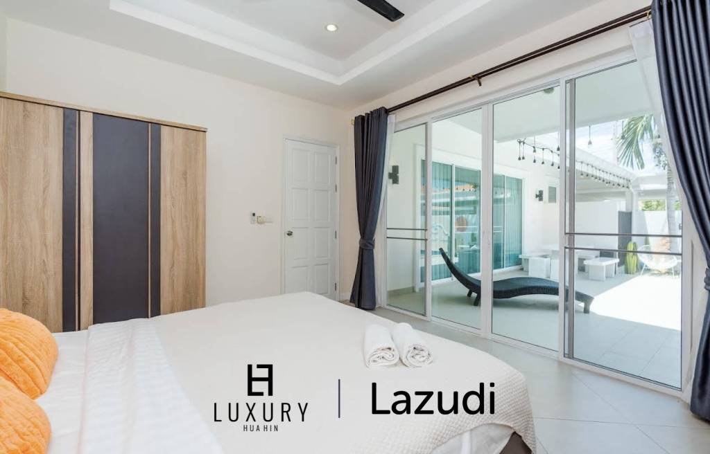 3-Bed Pool Villa on 350 sqm Plot for Sale in Cha Am