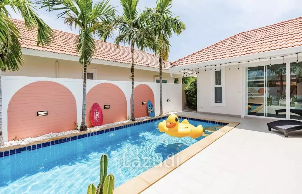 3-Bed Pool Villa on 350 sqm Plot for Sale in Cha Am
