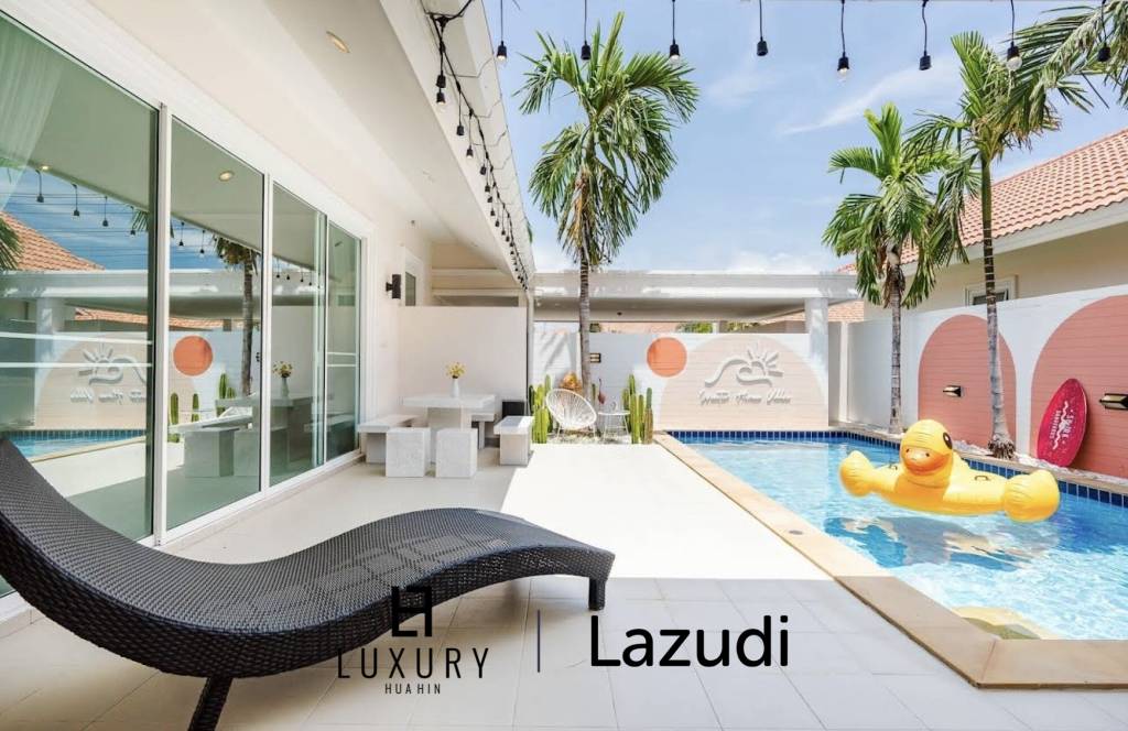 3-Bed Pool Villa on 350 sqm Plot for Sale in Cha Am