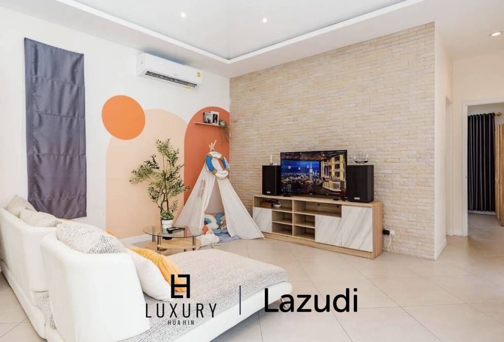 3-Bed Pool Villa on 350 sqm Plot for Sale in Cha Am