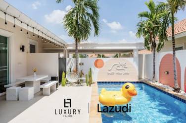 3-Bed Pool Villa on 350 sqm Plot for Sale in Cha Am