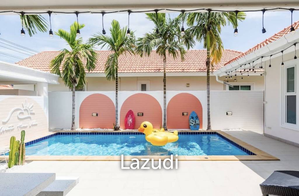 3-Bed Pool Villa on 350 sqm Plot for Sale in Cha Am