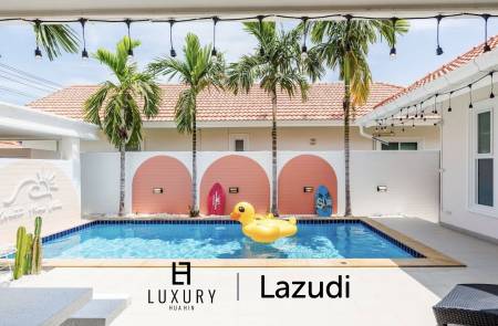 3-Bed Pool Villa on 350 sqm Plot for Sale in Cha Am