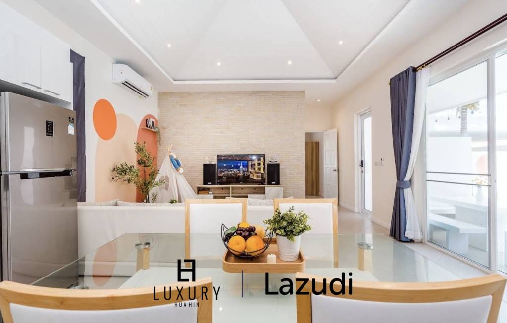 3-Bed Pool Villa on 350 sqm Plot for Sale in Cha Am