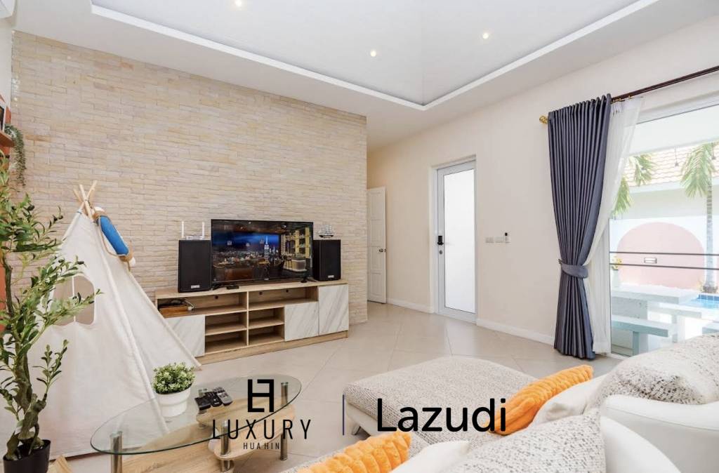 3-Bed Pool Villa on 350 sqm Plot for Sale in Cha Am