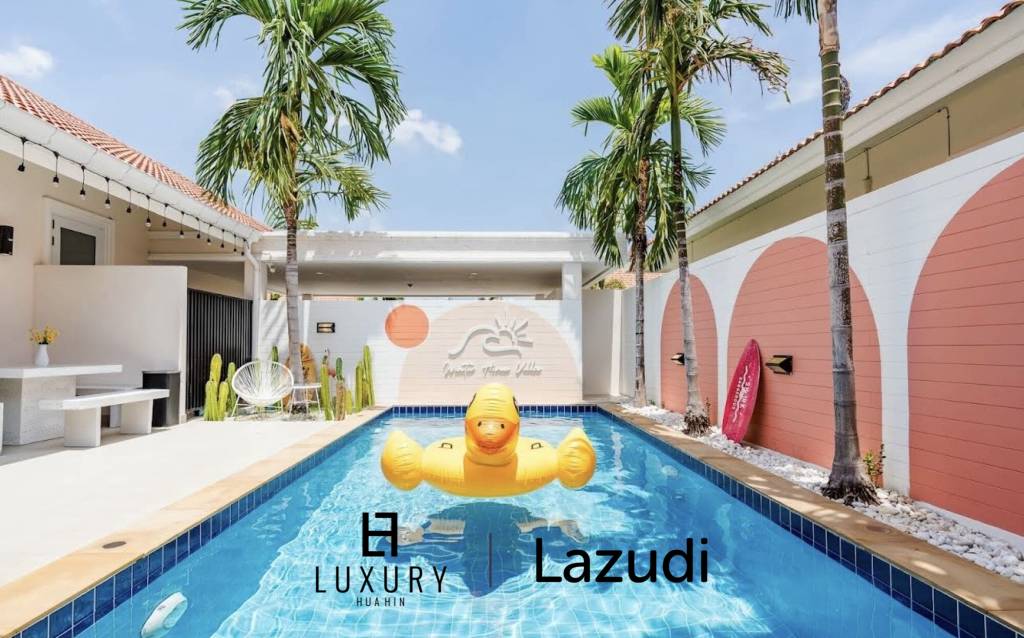 3-Bed Pool Villa on 350 sqm Plot for Sale in Cha Am