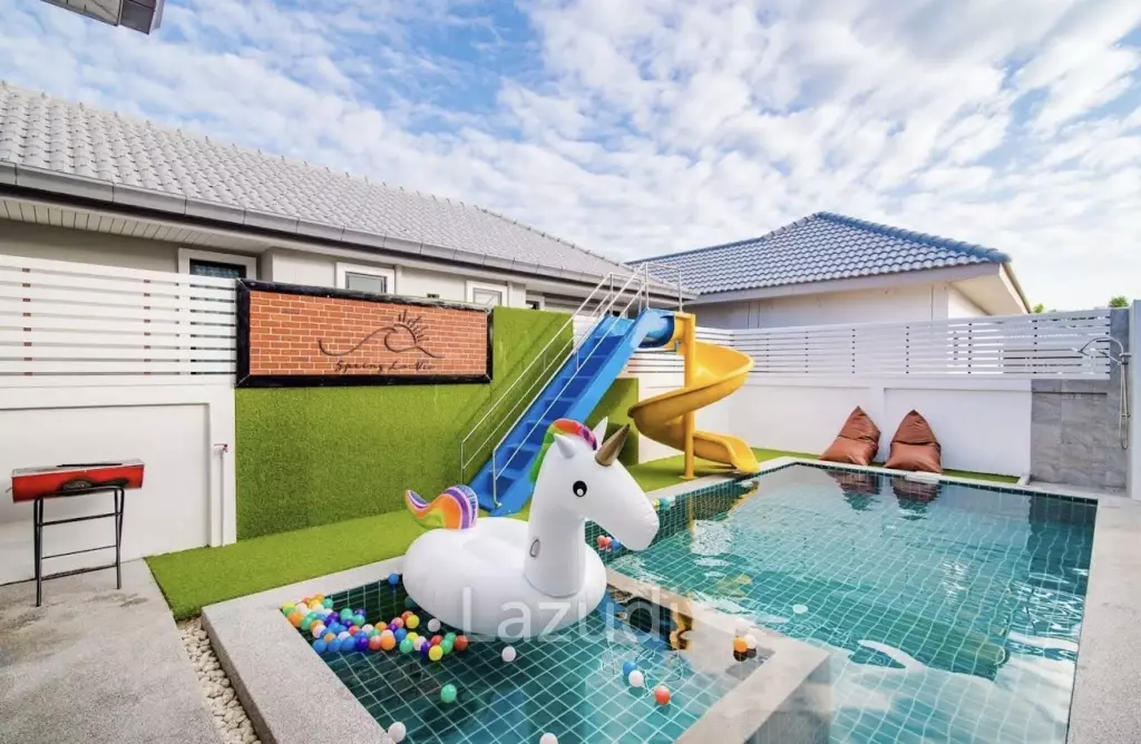 3 Bedroom Pool Villa with Slides in Hin Lek Fai, Hua Hin