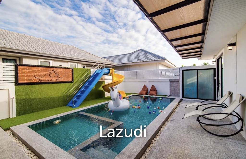 3 Bedroom Pool Villa with Slides in Hin Lek Fai, Hua Hin
