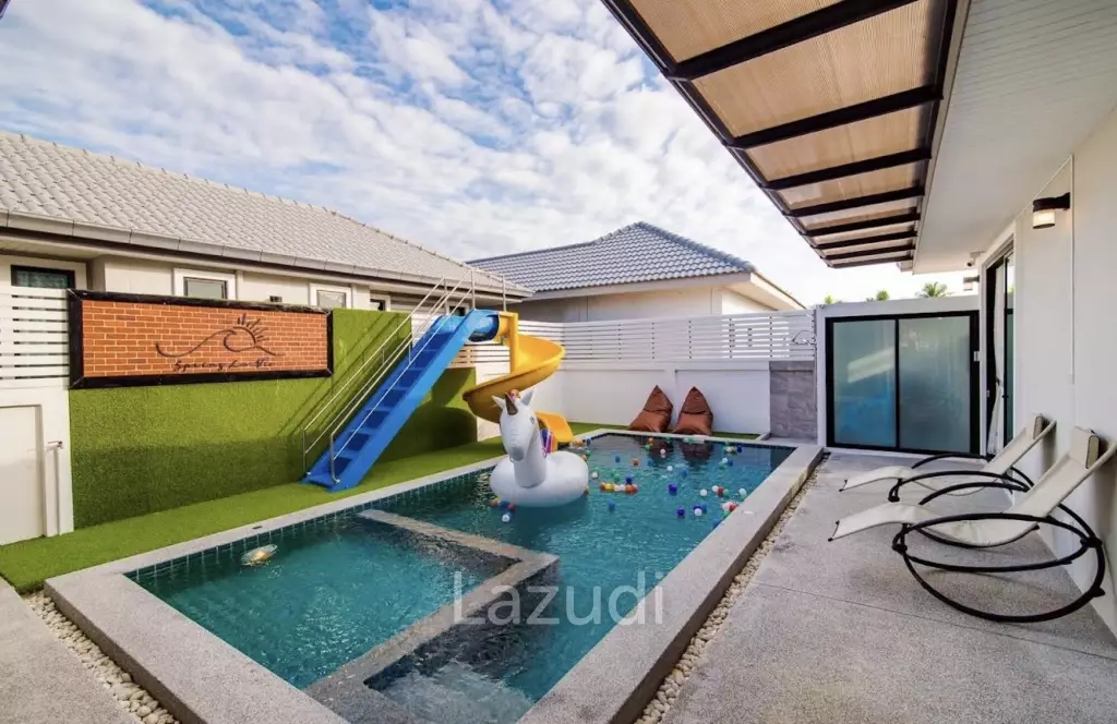 3 Bedroom Pool Villa with Slides in Hin Lek Fai, Hua Hin
