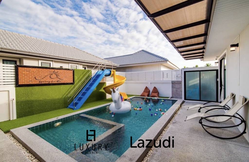 3 Bedroom Pool Villa with Slides in Hin Lek Fai, Hua Hin