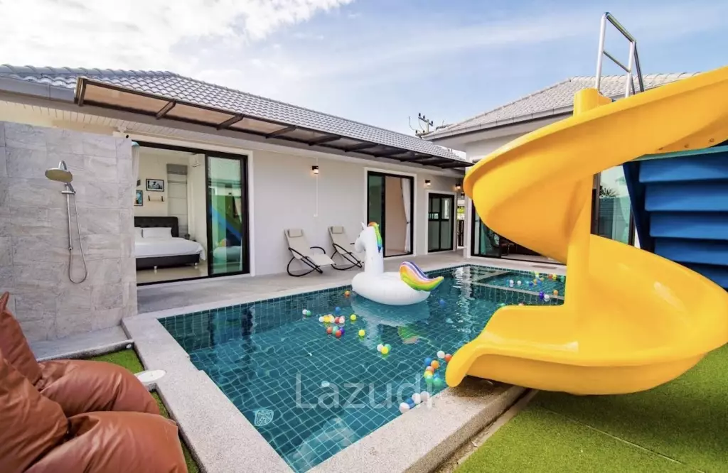 3 Bedroom Pool Villa with Slides in Hin Lek Fai, Hua Hin