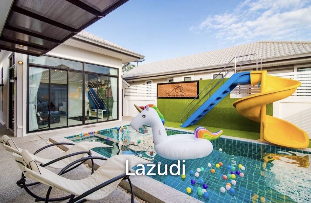 3 Bedroom Pool Villa with Slides in Hin Lek Fai, Hua Hin