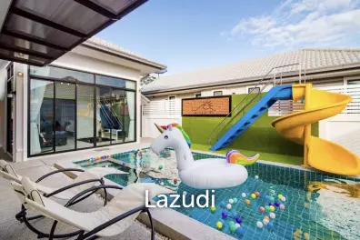 3 Bedroom Pool Villa with Slides in Hin Lek Fai, Hua Hin