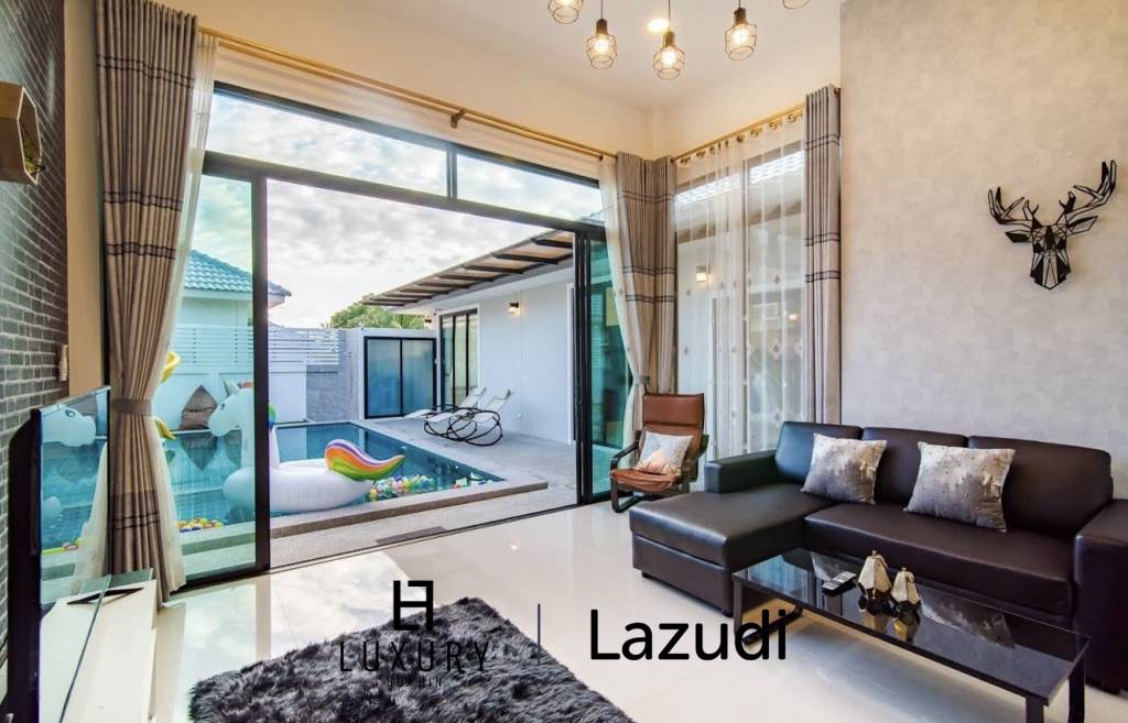 3 Bedroom Pool Villa with Slides in Hin Lek Fai, Hua Hin