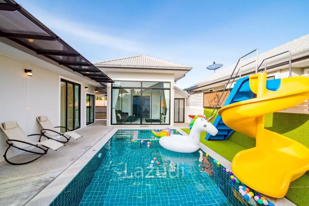 3 Bedroom Pool Villa with Slides in Hin Lek Fai, Hua Hin