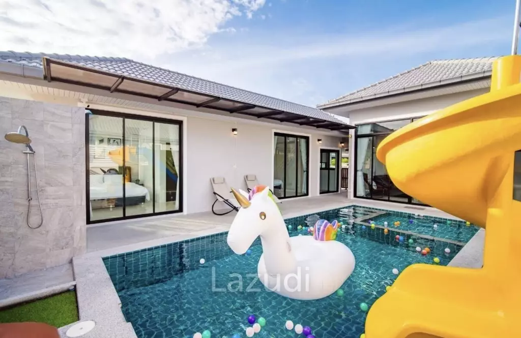 3 Bedroom Pool Villa with Slides in Hin Lek Fai, Hua Hin