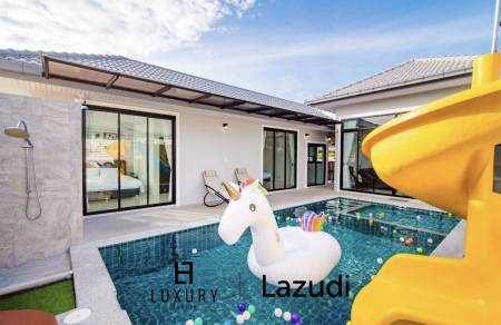 3 Bedroom Pool Villa with Slides in Hin Lek Fai, Hua Hin