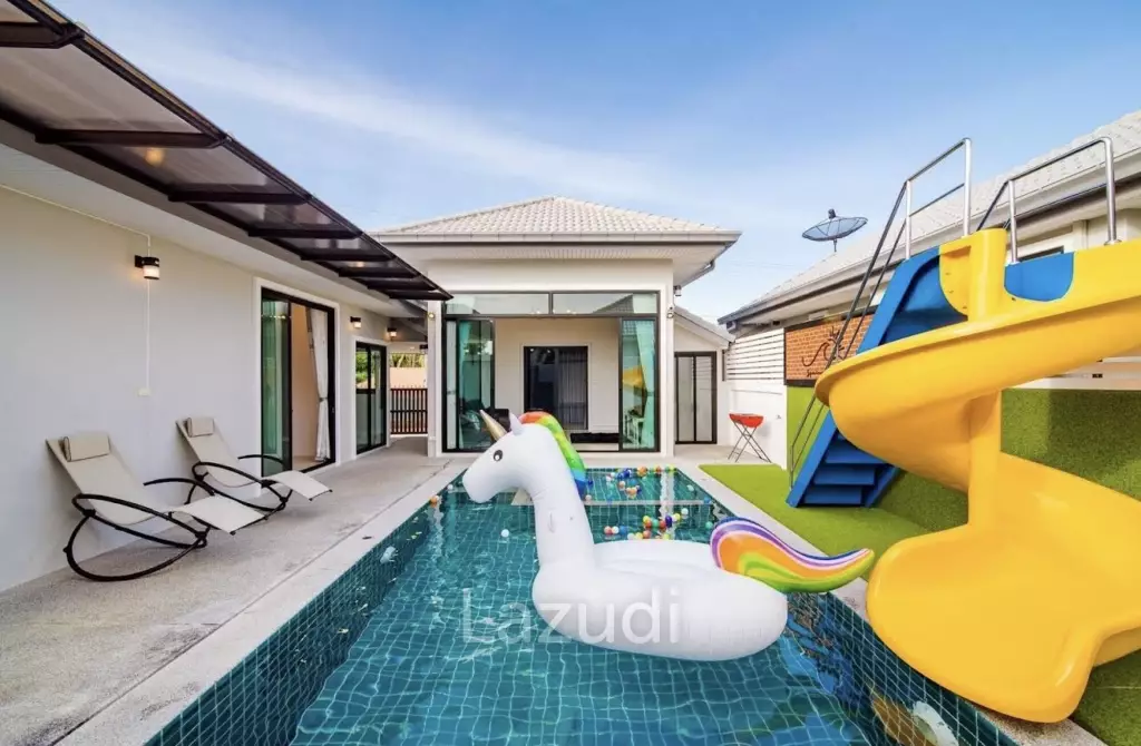 3 Bedroom Pool Villa with Slides in Hin Lek Fai, Hua Hin
