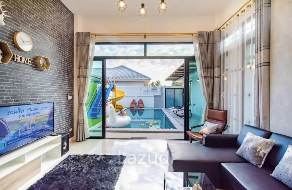 3 Bedroom Pool Villa with Slides in Hin Lek Fai, Hua Hin