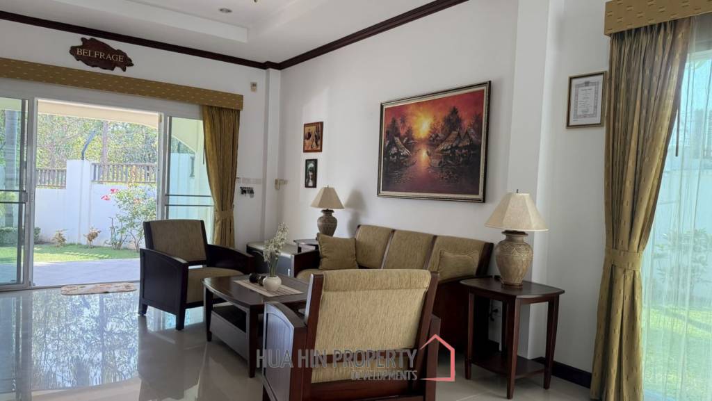 RESORT-STYLE PRIVATE POOL VILLA ON A SPACIOUS PLOT HUA HIN-CHA AM