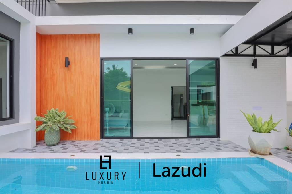 Modern 200 sqm 3-Bed Pool Villa in Hin Lek Fai