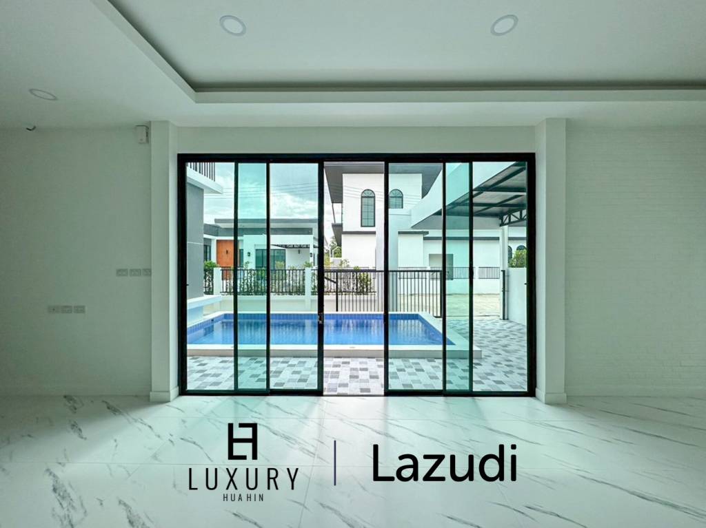 Modern 200 sqm 3-Bed Pool Villa in Hin Lek Fai