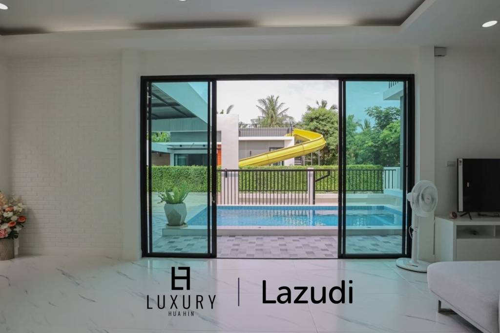 Modern 200 sqm 3-Bed Pool Villa in Hin Lek Fai