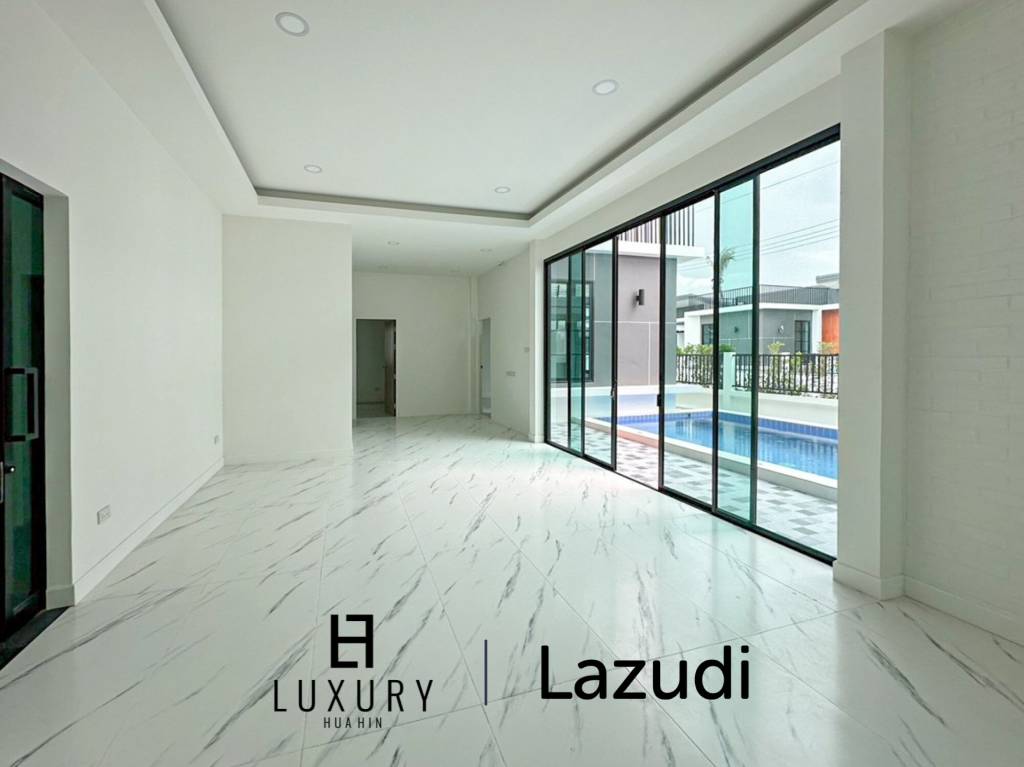 Modern 200 sqm 3-Bed Pool Villa in Hin Lek Fai