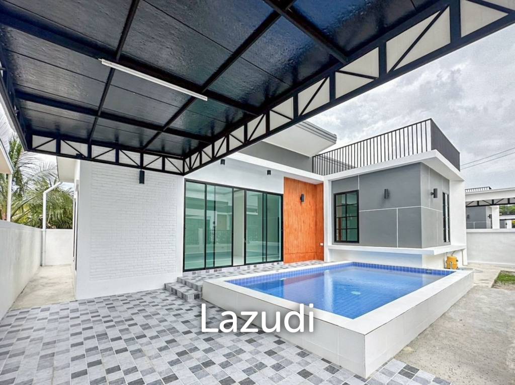 Modern 200 sqm 3-Bed Pool Villa in Hin Lek Fai