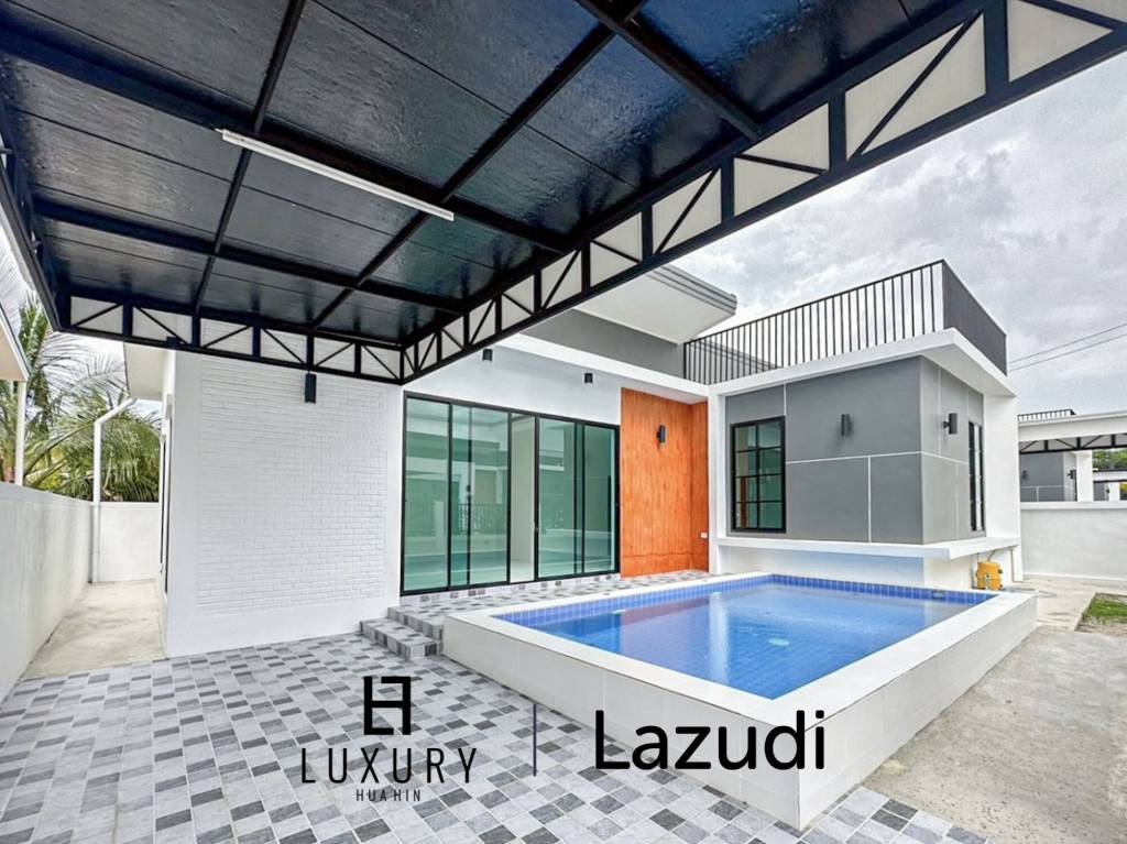 Modern 200 sqm 3-Bed Pool Villa in Hin Lek Fai
