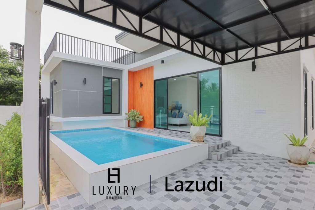 Modern 200 sqm 3-Bed Pool Villa in Hin Lek Fai