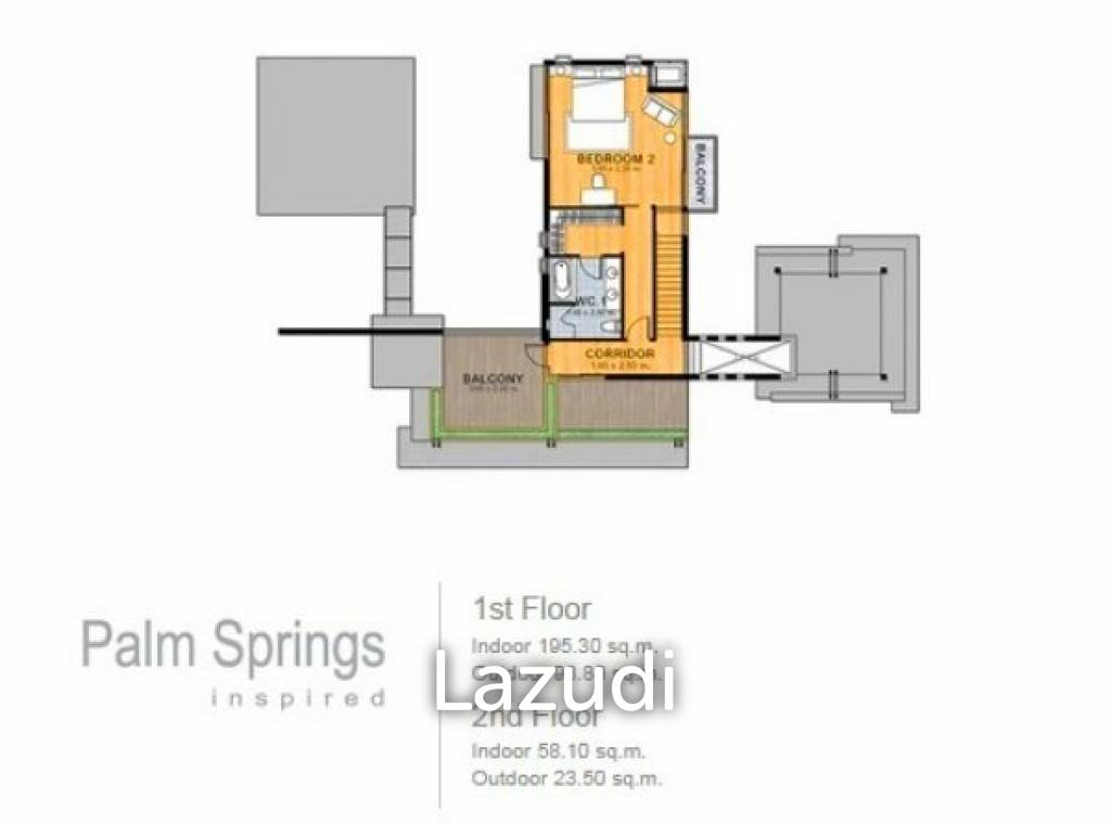 2,000 Sqm 2 Bed 3 Bath Villa For Sale