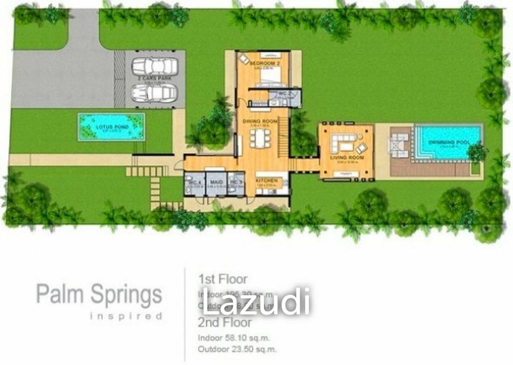 2,000 Sqm 2 Bed 3 Bath Villa For Sale