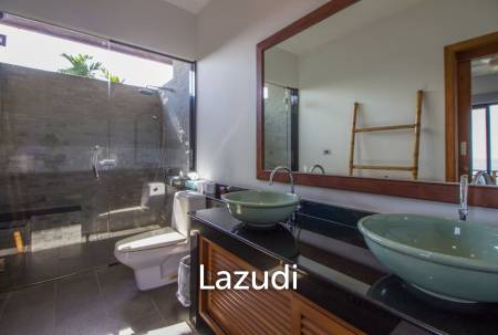 Elegant 4-Bedroom Sunset Sea View Pool Villa in Lamai