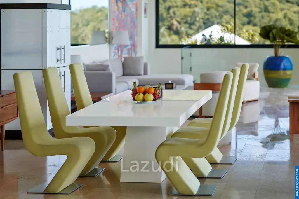 Elegant 4-Bedroom Sea View Pool Villa in Lamai