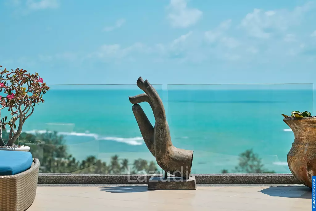 Elegant 4-Bedroom Sea View Pool Villa in Lamai