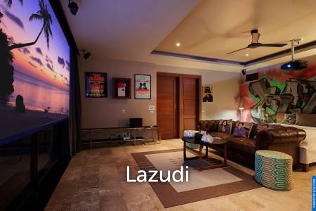 Elegant 4-Bedroom Sunset Sea View Pool Villa in Lamai