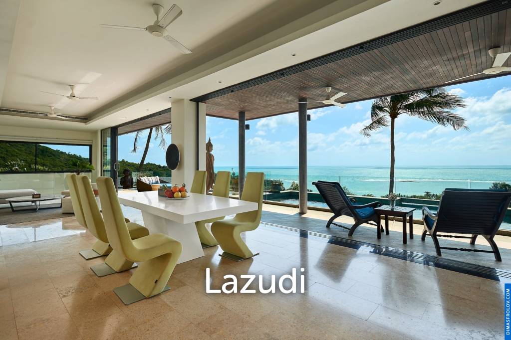 Elegant 4-Bedroom Sea View Pool Villa in Lamai