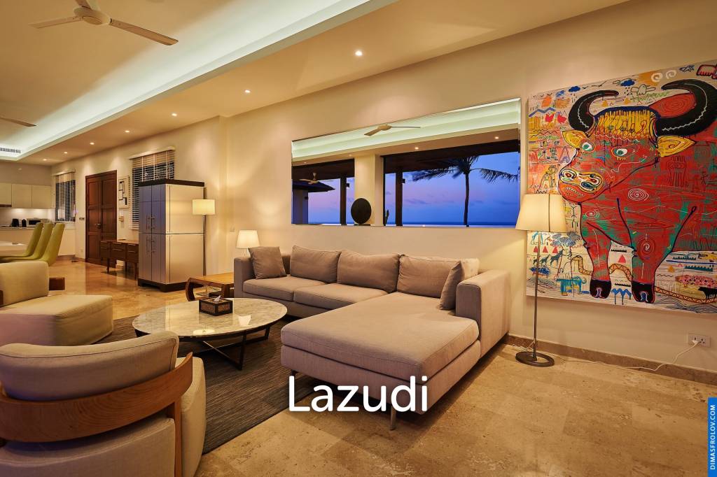 Elegant 4-Bedroom Sunset Sea View Pool Villa in Lamai