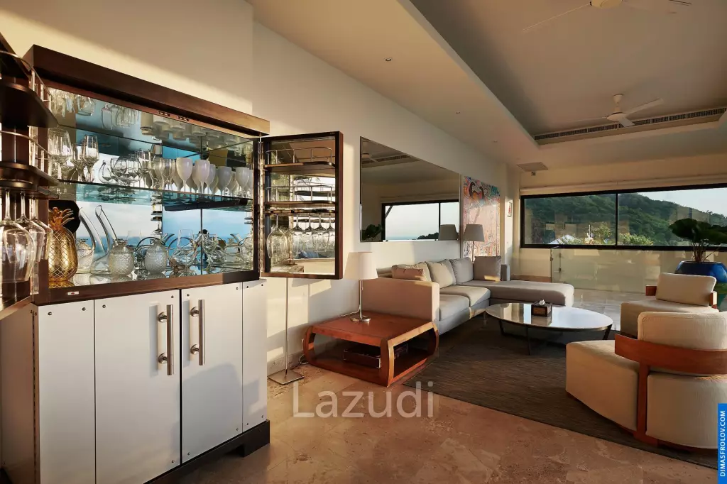 Elegant 4-Bedroom Sea View Pool Villa in Lamai