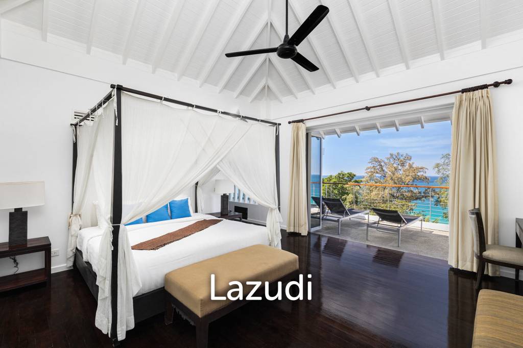 Exclusive 6-Bedroom Pool Villa with Stunning Panoramic Views of Surin Beach