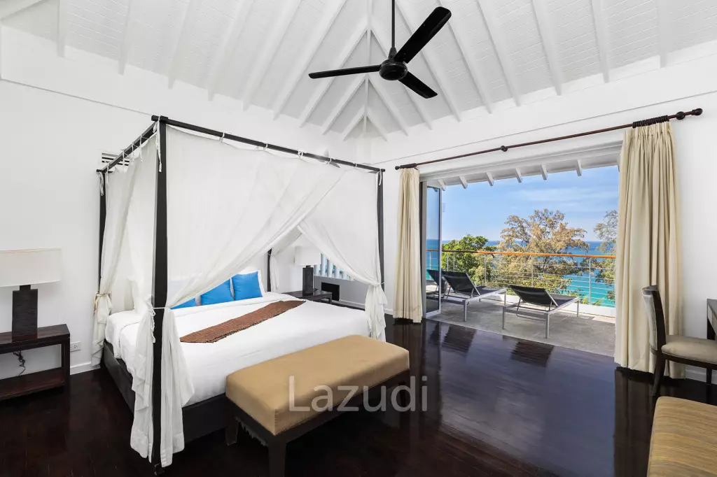 Exclusive 6-Bedroom Pool Villa with Stunning Panoramic Views of Surin Beach