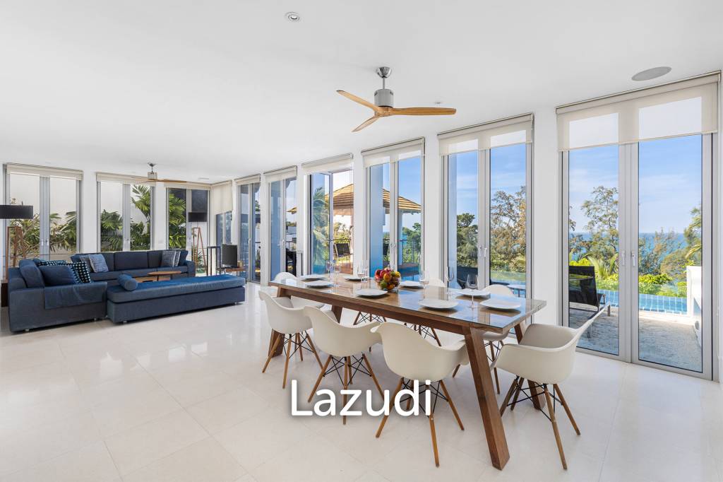 Exclusive 6-Bedroom Pool Villa with Stunning Panoramic Views of Surin Beach