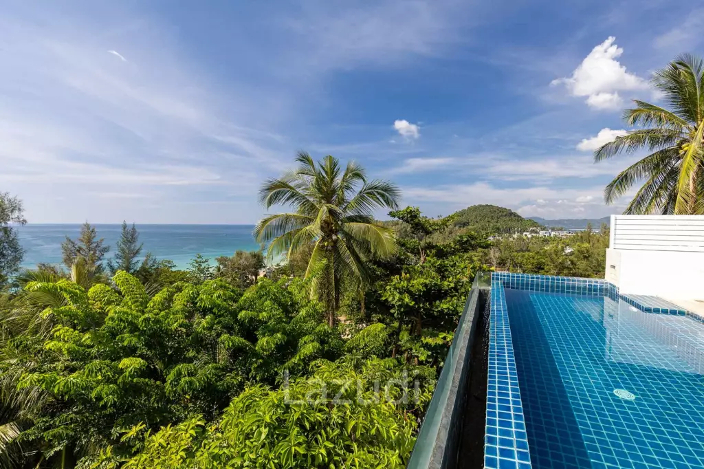 Exclusive 6-Bedroom Pool Villa with Stunning Panoramic Views of Surin Beach