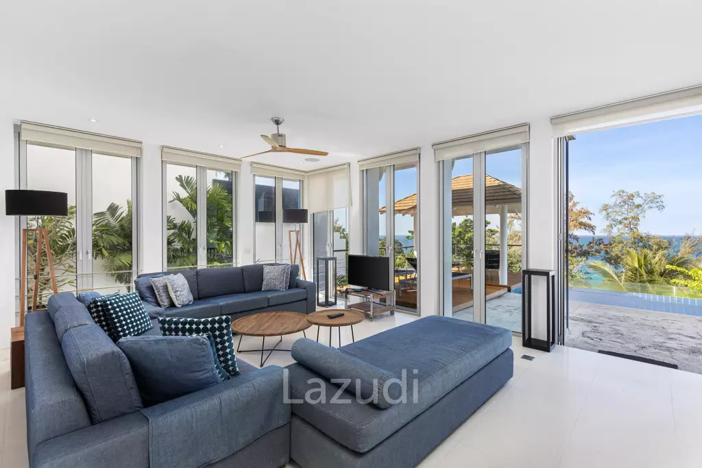 Exclusive 6-Bedroom Pool Villa with Stunning Panoramic Views of Surin Beach