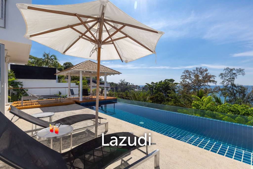 Exclusive 6-Bedroom Pool Villa with Stunning Panoramic Views of Surin Beach