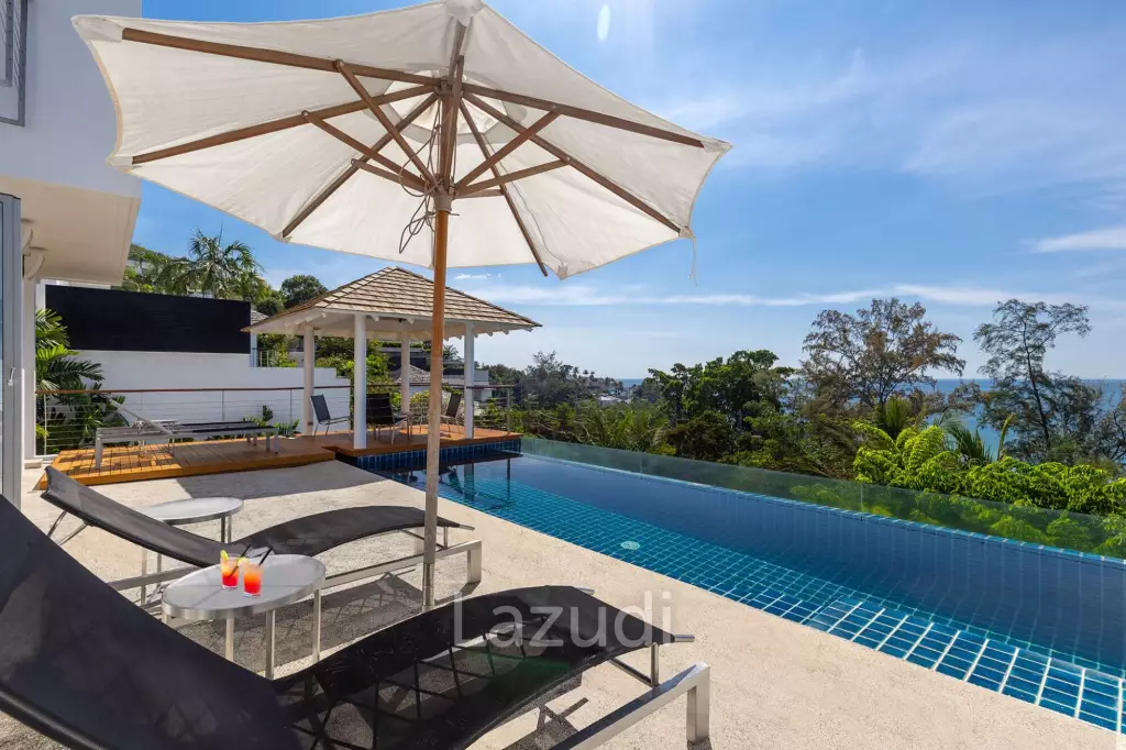 Exclusive 6-Bedroom Pool Villa with Stunning Panoramic Views of Surin Beach