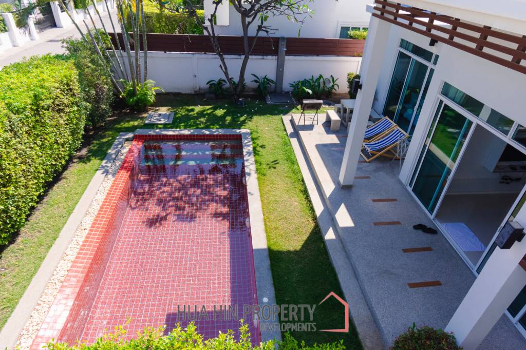 modern pool villa in Sivana Gardens Hua Hin