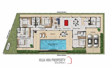429 sqm modern pool villa with rooftop terrace in Nong Kae Hua Hin