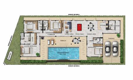 429 sqm modern pool villa with rooftop terrace in Nong Kae Hua Hin